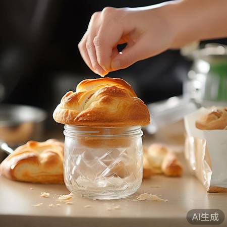 “蛋黄酥，密封罐中享美味”