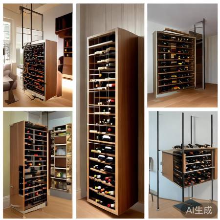 网红酒柜悬空设计，新意家居必备