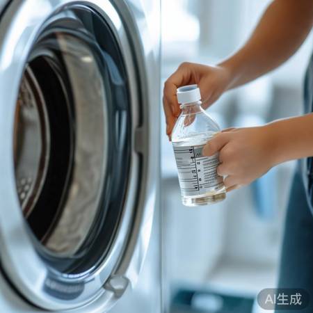 “适量洗衣液，洁净衣物不浪费”