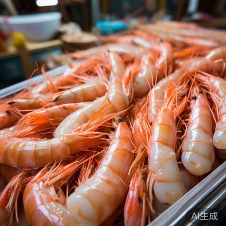 新鲜虾，色泽亮，无异味。