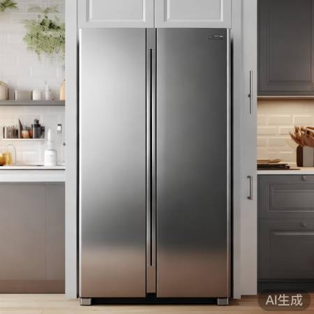 对开门冰箱尺寸多样，品牌型号不