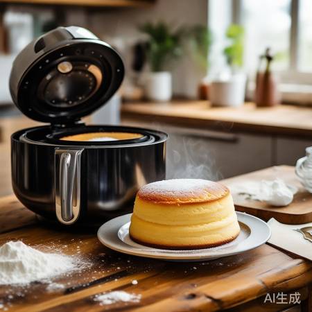 空气炸锅酸奶蛋糕，健康美味秘诀