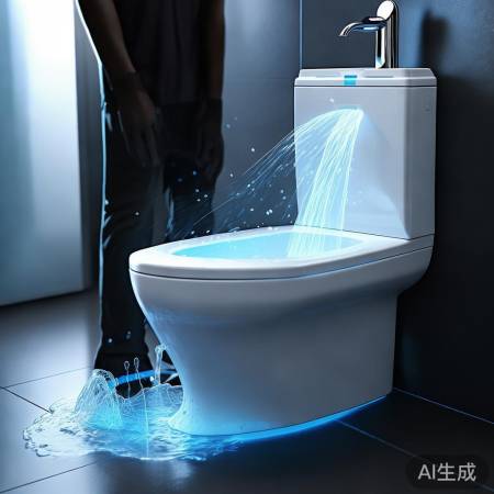 马桶自动冲洗，科技奥秘尽显。