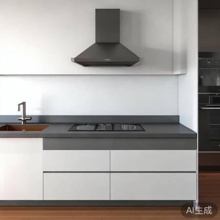 简约美观，适中尺寸油烟机