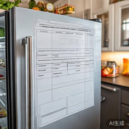 “药卡记日期，冰箱门显眼。”