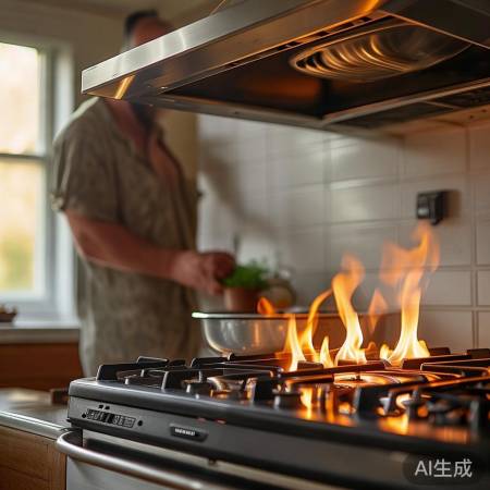 检查燃气灶排烟，确保空气清新。