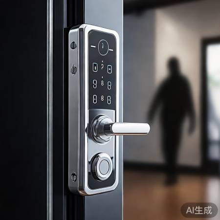 4568智能锁体:多重防盗,一