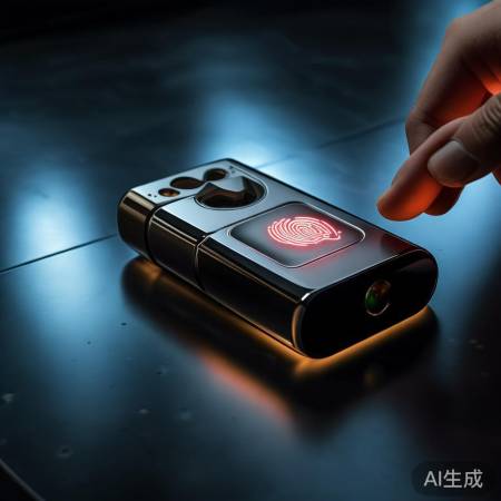 微电流激活指纹，锁热生成