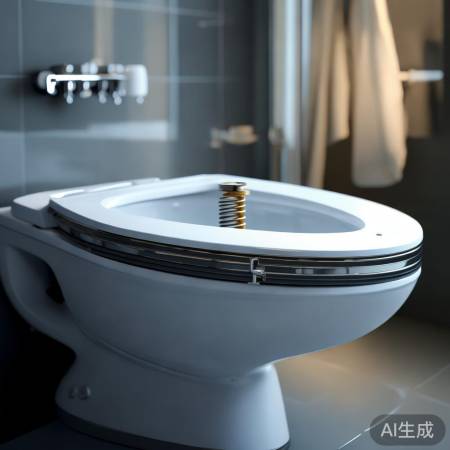 马桶内找弹簧，盖下藏小弹簧