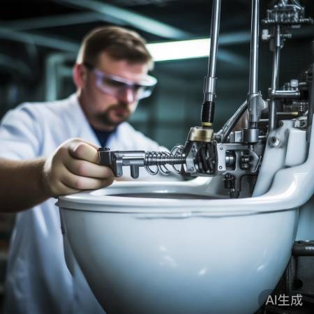 调整马桶弹簧灵敏度，小孔调节。