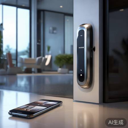 “三星智能锁，生物识别，远程控