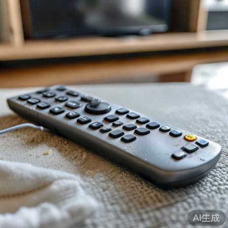 “遥控器保养：清洁与电池检查”