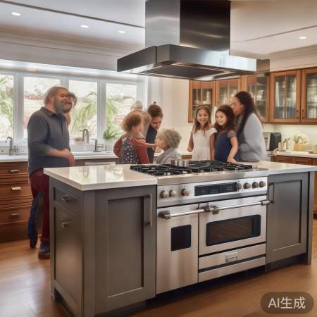 厨房装修攻略:集成灶尺寸选择与
