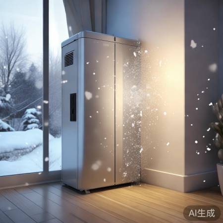 冬季冷库式蒸发器吸热供暖