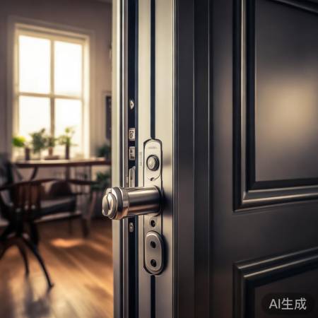 防盗门开启:机械钥匙或电子密码