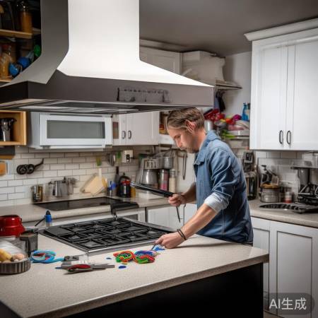 准备螺丝刀、扳手及橡皮筋,拆卸