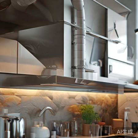 厨房油烟管道难题,布局技巧解忧