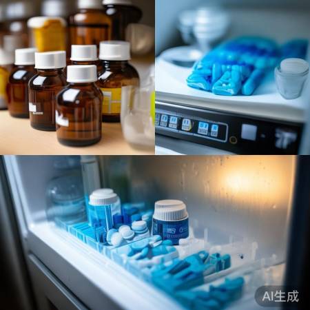 低温致药物失效，冷藏保效。