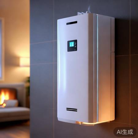 壁挂炉智能报警，显示屏查原因。