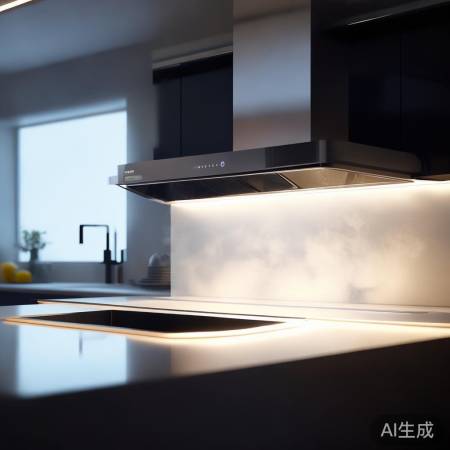 “MOLED油烟机，柔和节能，