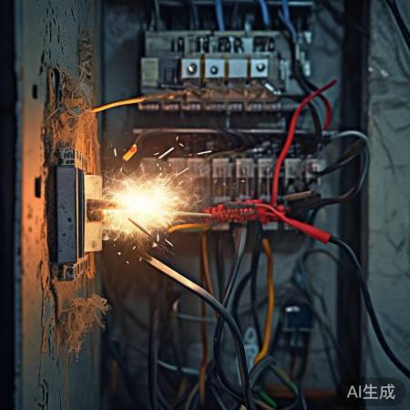 线路短路，跳闸原因。