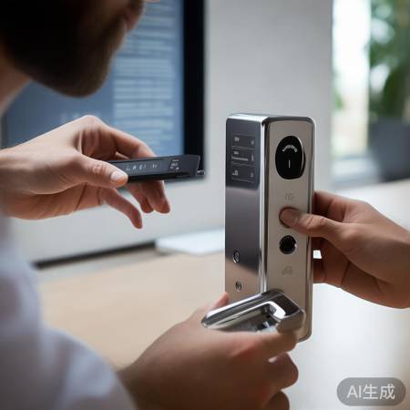 智能锁选AES加密，电池充足保