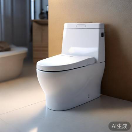 智能马桶，简约实用，妇洗便捷。