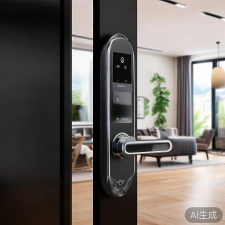 “黑龙指纹锁,安全有保障,防撬