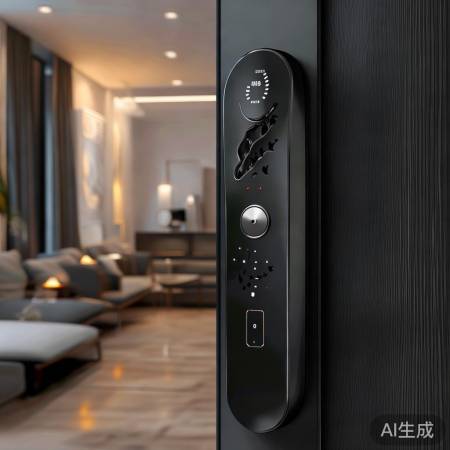 “黑龙指纹锁6059,智能家居