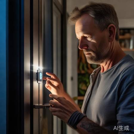 指纹锁故障重录指纹，调灵敏度适