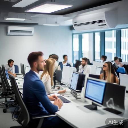 “空调办公，清凉提升效率”