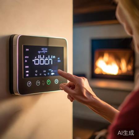 调整温度，壁挂炉舒适相伴