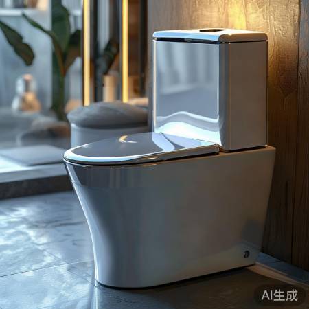智能马桶自动翻盖，家居新潮流神