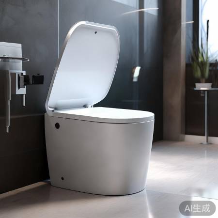 智能马桶自动翻盖，生活更便捷