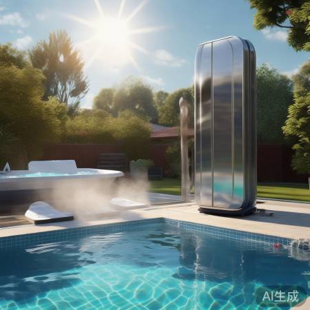 太空热水器,冬日泳池与浴缸的温