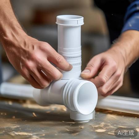 自制延长管，PVC管接头连接排