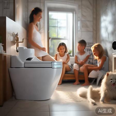 4721智能马桶盖，自动除臭，