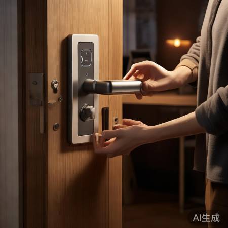 指纹锁电池检查，防断电。