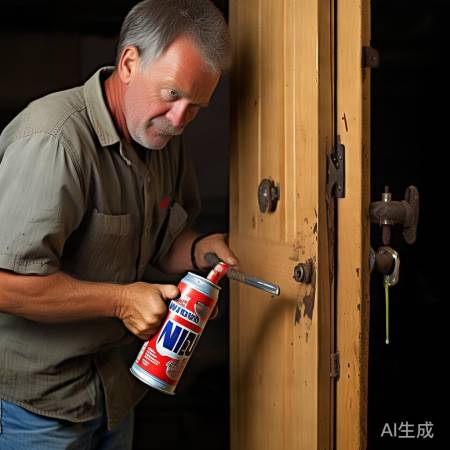 WD40除锈,螺丝轻松转