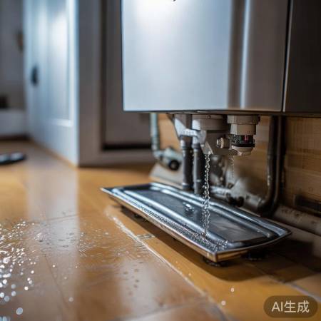 壁挂炉滴水声疑阀密封，检查或换