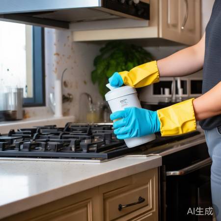 油烟机清洁小技巧，安全通风。