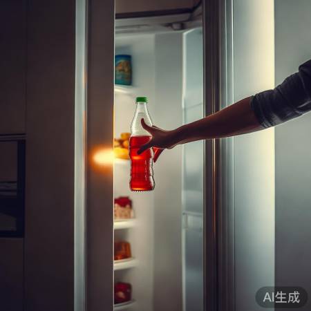 “少开冰箱门，食物保鲜好。”