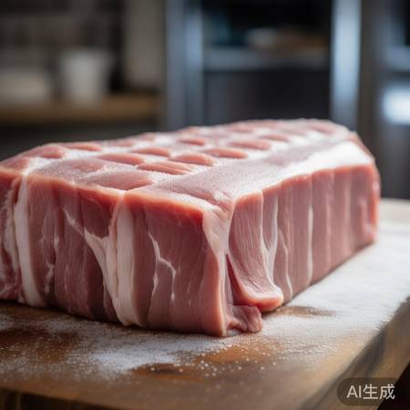 冷冻猪肉划口解冻技巧