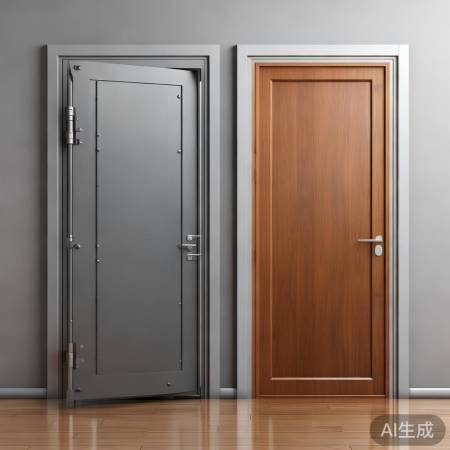 防盗门选材：钢木兼顾美观安全