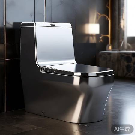 不锈钢智能马桶，耐高温易清洁