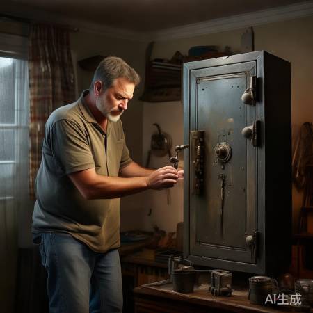 华盾保险柜钥匙拧不动，技巧轻松