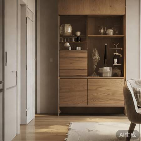 家居风格搭配，酒柜摆件巧选型。
