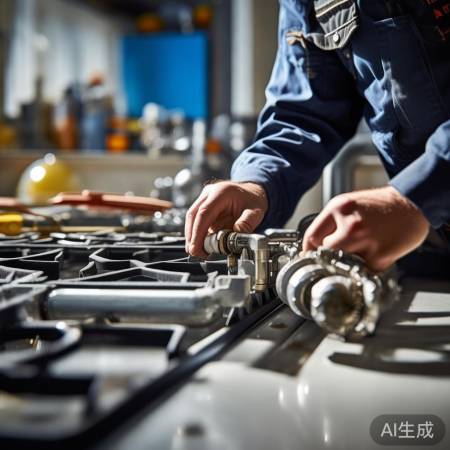 检查燃气管道，确保接口密封安全