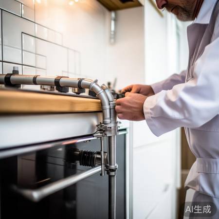 “安装集成灶，管道连接需牢固”