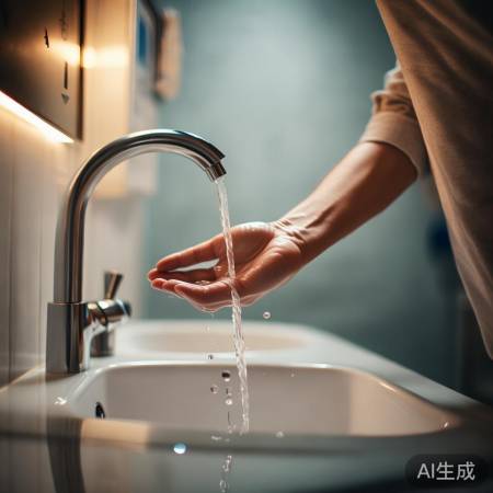 手试水温，核实热水器温度准确性